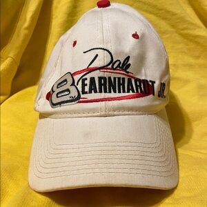 Vintage Dale Earnhardt Jr. Cream and Red Cap